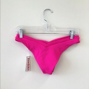 Frankies Bikinis Austin Fuchsia Bikini Bottoms